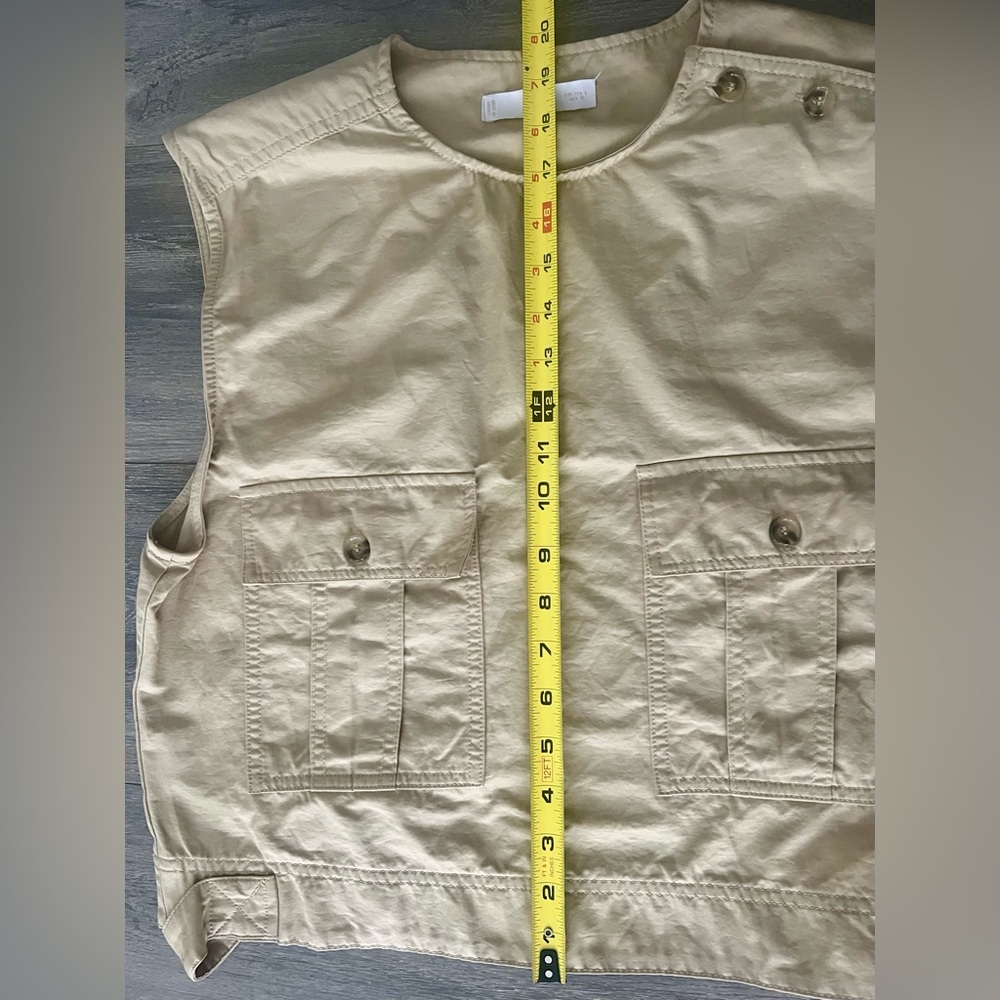 MANGO pleated Bermuda shorts with matching waistcoat with pocket detail - Picture 10 of 10